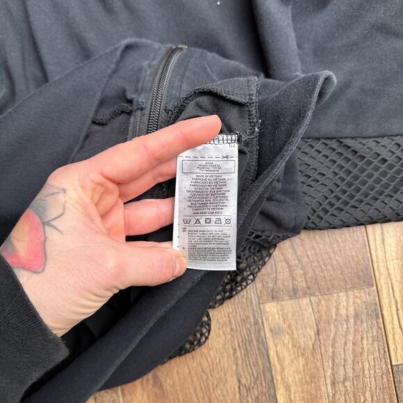 Adidas ID Mesh Bomber Jacket Women's XL Black Athletic Training‎ Soccer 6462 - Picture 7 of 13